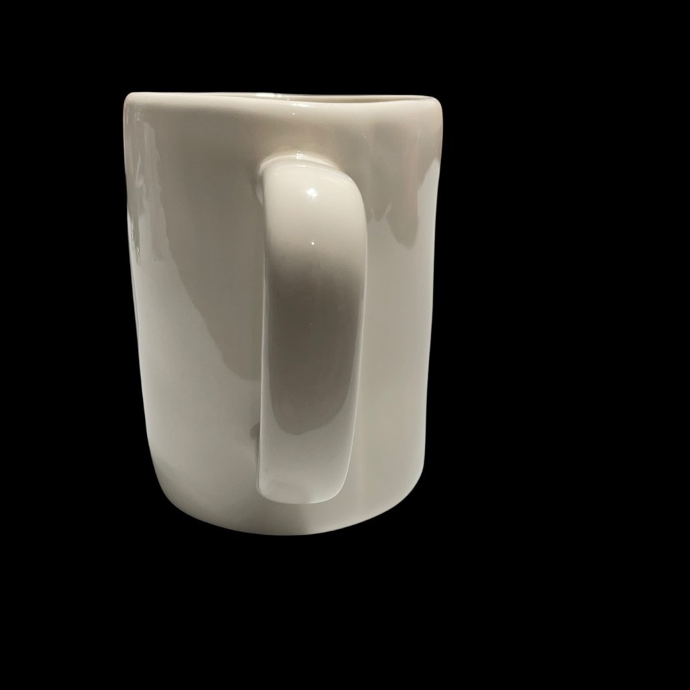 Rae Dunn Mug "Dad" White Large Letter Great Condition - Picture 2 of 8